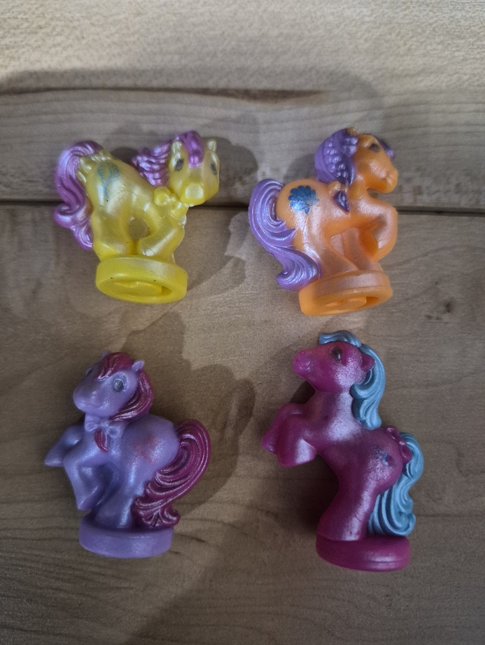 4 Vintage My Little Pony G1 "Pretty 'n Pearly" Petite Ponies